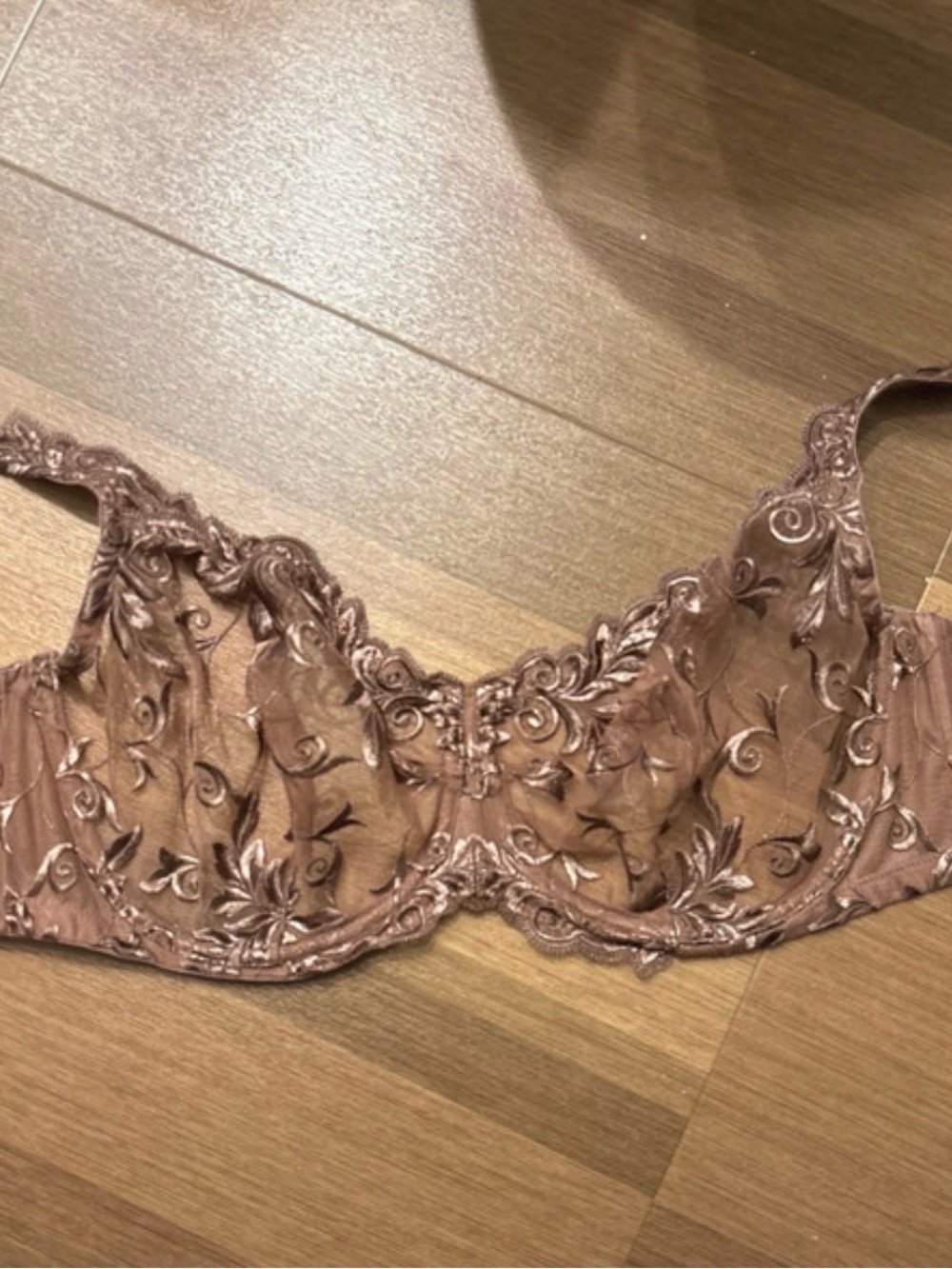 Soma Mesh Lace Bra Unlined Size 36G
